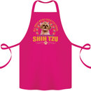 A Shih Tzu Dog Cotton Apron 100% Organic Pink