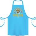 A Shih Tzu Dog Cotton Apron 100% Organic Turquoise