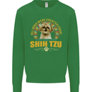 A Shih Tzu Dog Kids Sweatshirt Jumper Irish Green