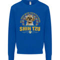 A Shih Tzu Dog Kids Sweatshirt Jumper Royal Blue