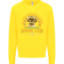 A Shih Tzu Dog Kids Sweatshirt Jumper Yellow
