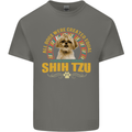 A Shih Tzu Dog Kids T-Shirt Childrens Charcoal