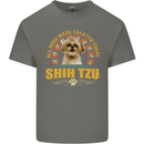 A Shih Tzu Dog Kids T-Shirt Childrens Charcoal