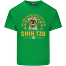 A Shih Tzu Dog Kids T-Shirt Childrens Irish Green