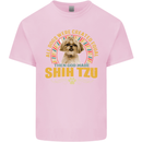 A Shih Tzu Dog Kids T-Shirt Childrens Light Pink