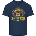 A Shih Tzu Dog Kids T-Shirt Childrens Navy Blue