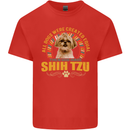 A Shih Tzu Dog Kids T-Shirt Childrens Red
