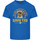 A Shih Tzu Dog Kids T-Shirt Childrens Royal Blue
