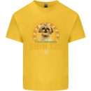 A Shih Tzu Dog Kids T-Shirt Childrens Yellow