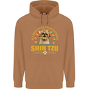 A Shih Tzu Dog Mens 80% Cotton Hoodie Caramel Latte