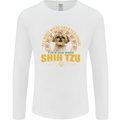 A Shih Tzu Dog Mens Long Sleeve T-Shirt White