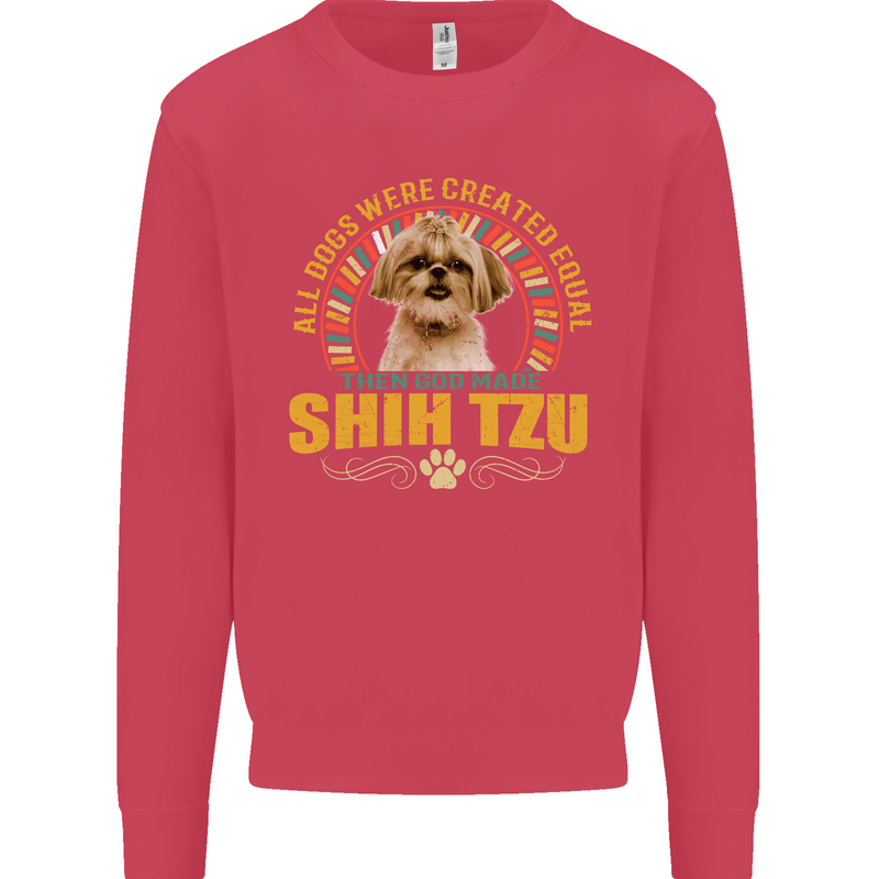 A Shih Tzu Dog Mens Sweatshirt Jumper Heliconia