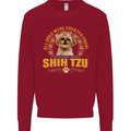 A Shih Tzu Dog Mens Sweatshirt Jumper Red