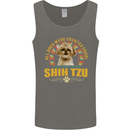 A Shih Tzu Dog Mens Vest Tank Top Charcoal