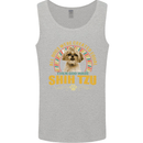 A Shih Tzu Dog Mens Vest Tank Top Sports Grey