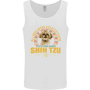 A Shih Tzu Dog Mens Vest Tank Top White
