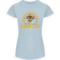 A Shih Tzu Dog Womens Petite Cut T-Shirt Light Blue