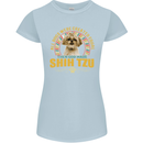 A Shih Tzu Dog Womens Petite Cut T-Shirt Light Blue
