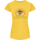 A Shih Tzu Dog Womens Petite Cut T-Shirt Yellow