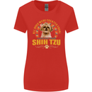 A Shih Tzu Dog Womens Wider Cut T-Shirt Red