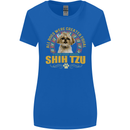 A Shih Tzu Dog Womens Wider Cut T-Shirt Royal Blue