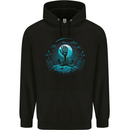 A Skeleton Hand Rising From a Graveyard Childrens Kids Hoodie Black