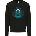 A Skeleton Hand Rising From a Graveyard Mens Sweatshirt Jumper Black