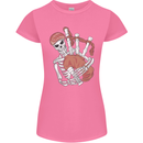 A Skeleton Playing the Bagpipes Womens Petite Cut T-Shirt Azalea