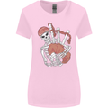 A Skeleton Playing the Bagpipes Womens Wider Cut T-Shirt Light Pink