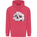 A Skull Made of Cats Childrens Kids Hoodie Heliconia