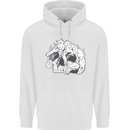 A Skull Made of Cats Childrens Kids Hoodie White