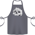 A Skull Made of Cats Cotton Apron 100% Organic Steel