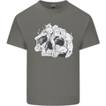 A Skull Made of Cats Kids T-Shirt Childrens Charcoal