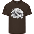 A Skull Made of Cats Kids T-Shirt Childrens Chocolate