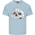 A Skull Made of Cats Kids T-Shirt Childrens Light Blue