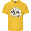 A Skull Made of Cats Kids T-Shirt Childrens Yellow