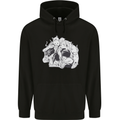 A Skull Made of Cats Mens 80% Cotton Hoodie Black