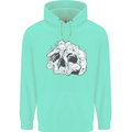 A Skull Made of Cats Mens 80% Cotton Hoodie Peppermint