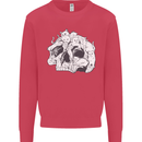 A Skull Made of Cats Mens Sweatshirt Jumper Heliconia