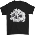 A Skull Made of Cats Mens T-Shirt Cotton Gildan Black