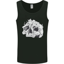 A Skull Made of Cats Mens Vest Tank Top Black