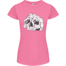 A Skull Made of Cats Womens Petite Cut T-Shirt Azalea