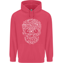 A Skull Made with Bicycles Cyclist Cycling Childrens Kids Hoodie Heliconia