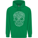 A Skull Made with Bicycles Cyclist Cycling Childrens Kids Hoodie Irish Green