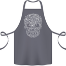 A Skull Made with Bicycles Cyclist Cycling Cotton Apron 100% Organic Steel