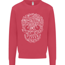 A Skull Made with Bicycles Cyclist Cycling Mens Sweatshirt Jumper Heliconia