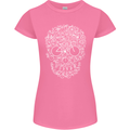 A Skull Made with Bicycles Cyclist Cycling Womens Petite Cut T-Shirt Azalea