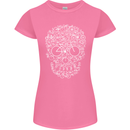 A Skull Made with Bicycles Cyclist Cycling Womens Petite Cut T-Shirt Azalea