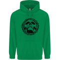 A Skull in Thorns Gothic Christ Jesus Childrens Kids Hoodie Irish Green