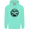 A Skull in Thorns Gothic Christ Jesus Childrens Kids Hoodie Peppermint